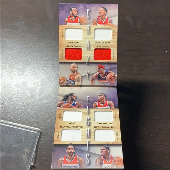 Washington Wizards Memorabilia Basketball Card - Picture 1 of 3